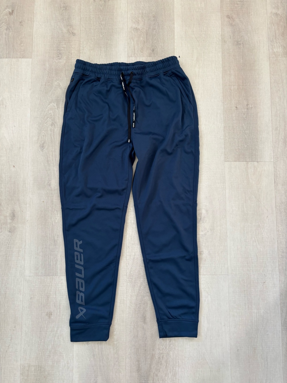 Bauer Men's Dark Navy Athletic Joggers with Subtle Logo